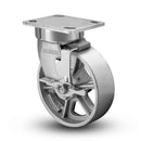 5"x2" Kingpinless Side Locking Caster with Heavy-Duty Cast Iron Wheel