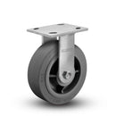 Main view of an Albion Casters 6" x 2" wide wheel Rigid caster with 4" x 4-1/2" top plate, without a brake, XS - X-tra Soft Rubber (Flat) wheel and 600 lb. capacity part