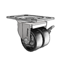 C0020120BC-POS01(KK)B Shepherd Swivel Caster