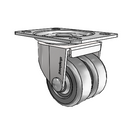 C0020120BC-SFR01(GG) Shepherd Swivel Caster