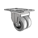 C0020120BC-TPR01(GG) Shepherd Swivel Caster