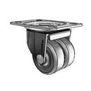 C0020120BO-HDR01(GG) Shepherd Swivel Caster