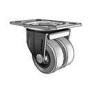 C0020120BO-TPR01(GG) Shepherd Swivel Caster