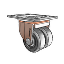 C0020120CO-HDR01(GG) Shepherd Swivel Caster
