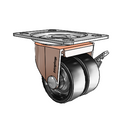 C0020120CO-POS01(KK)B Shepherd Swivel Caster