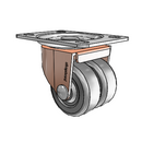 C0020120CO-SFR01(GG) Shepherd Swivel Caster