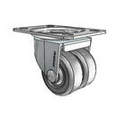 C0020120ZN-SFR01(GG) Shepherd Swivel Caster