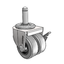 C0020211BC-TPR01(GG)B Shepherd Swivel Caster