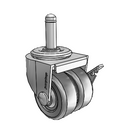 C0020211PN-HDR01(GG)B Shepherd Swivel Caster