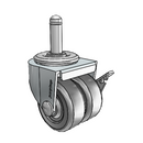 C0020211ZN-HDR01(GG)B Shepherd Swivel Caster