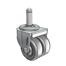 C0020211ZN-SFR01(GG) Shepherd Swivel Caster