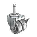 C0020211ZN-SFR01(GG)B Shepherd Swivel Caster