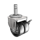 C0020273BC-POS01(KK)B Shepherd Swivel Caster