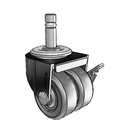 C0020273BO-HDR01(GG)B Shepherd Swivel Caster