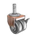 C0020273CO-HDR01(GG)B Shepherd Swivel Caster