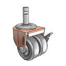 C0020273CO-SFR01(GG)B Shepherd Swivel Caster