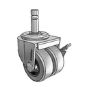 C0020273PN-TPR01(GG)B Shepherd Swivel Caster