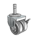 C0020273ZN-SFR01(GG)B Shepherd Swivel Caster