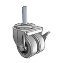 C0020605PN-TPR01(GG)B Shepherd Swivel Caster