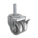 C0020605ZN-HDR01(GG)B Shepherd Swivel Caster