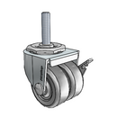 C0020605ZN-SFR01(GG)B Shepherd Swivel Caster