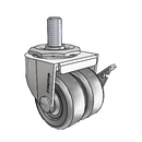 C0020741BC-SFR01(GG)B Shepherd Swivel Caster