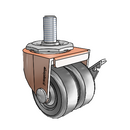 C0020741CO-HDR01(GG)B Shepherd Swivel Caster