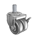 C0020741PN-HDR01(GG)B Shepherd Swivel Caster