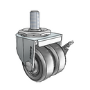 C0020741ZN-HDR01(GG)B Shepherd Swivel Caster