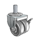 C0020741ZN-SFR01(GG)B Shepherd Swivel Caster