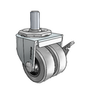 C0020741ZN-TPR01(GG)B Shepherd Swivel Caster