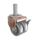 C0020748CO-HDR01(GG)B Shepherd Swivel Caster
