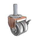 C0020748CO-SFR01(GG)B Shepherd Swivel Caster