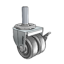 C0020748ZN-HDR01(GG)B Shepherd Swivel Caster