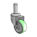 CH-03AMP-125-SW-GR09-CTG MedCaster Swivel Caster