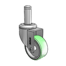 CH-03AMP-125-SW-GR09 MedCaster Swivel Caster