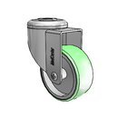 CH-03AMP-125-SW-HKU1 MedCaster Swivel Caster