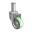CH-03AMP-125-SW-SQ03 MedCaster Swivel Caster
