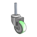 CH-03AMP-125-SW-TS22-CTG MedCaster Swivel Caster