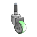 CH-03AMP-125-SW-XRR1-CTG MedCaster Swivel Caster