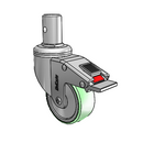 CH-03AMP-125-TL-RS03 MedCaster Swivel Caster
