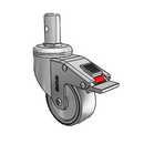 CH-03CRB-125-TL-RS01 MedCaster Swivel Caster