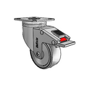 CH-03CRB-125-TL-TP04 MedCaster Swivel Caster