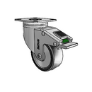 CH-03PYP-125-DL-TP04 MedCaster Swivel Caster