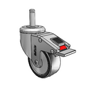 CH-03PYP-125-TL-GR02 MedCaster Swivel Caster