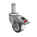 CH-03PYP-125-TL-GR09 MedCaster Swivel Caster