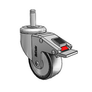 CH-03PYP-125-TL-GR10 MedCaster Swivel Caster