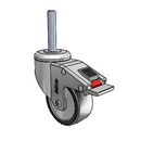 CH-03PYP-125-TL-TS21 MedCaster Swivel Caster