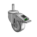 CH-03TPP-125-DL-GR10 MedCaster Swivel Caster