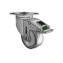CH-03TPP-125-DL-TP04 MedCaster Swivel Caster
